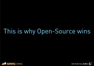 This is why Open-Source wins
 