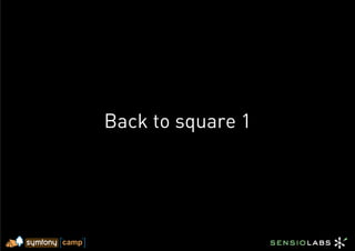 Back to square 1
 