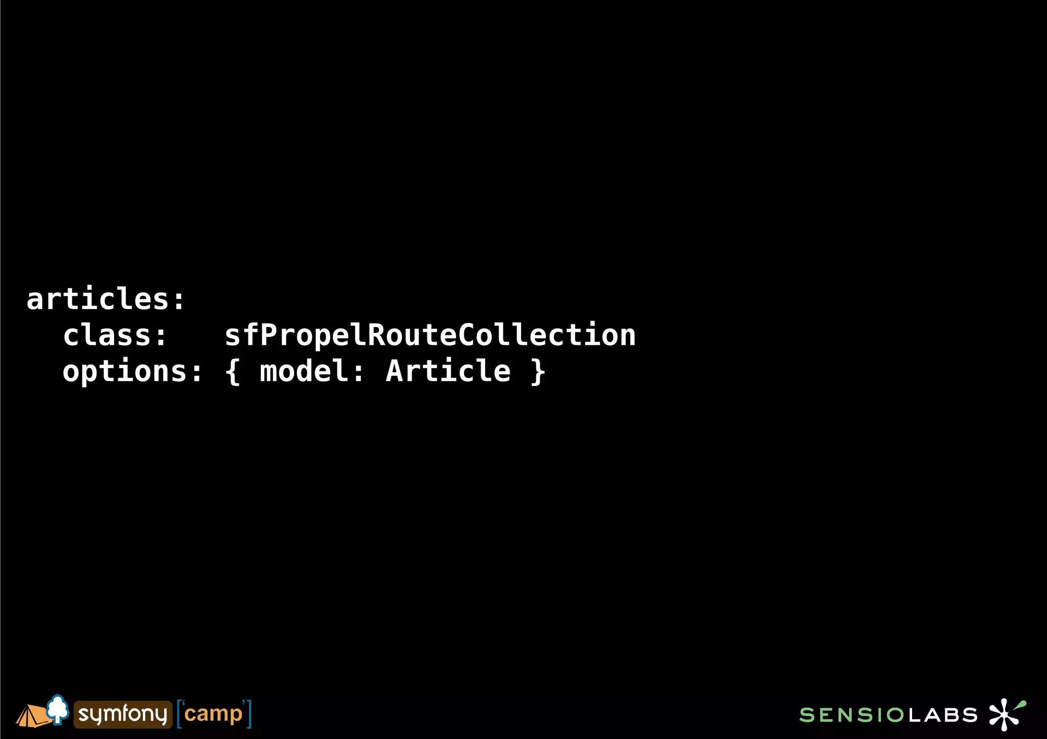articles:
  class:   sfPropelRouteCollection
  options: { model: Article }
 