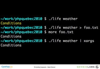 The Symfony Components – Fabien Potencier
 