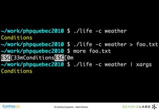 The Symfony Components – Fabien Potencier
 