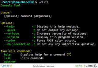 The Symfony Components – Fabien Potencier
 