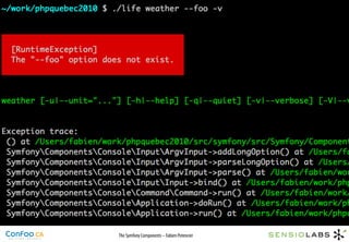 The Symfony Components – Fabien Potencier
 