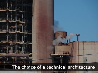 The choice of a technical architecture
Symfony Day – 4. Juni 2009
Clever Age | Xavier Lacot                        11
 
