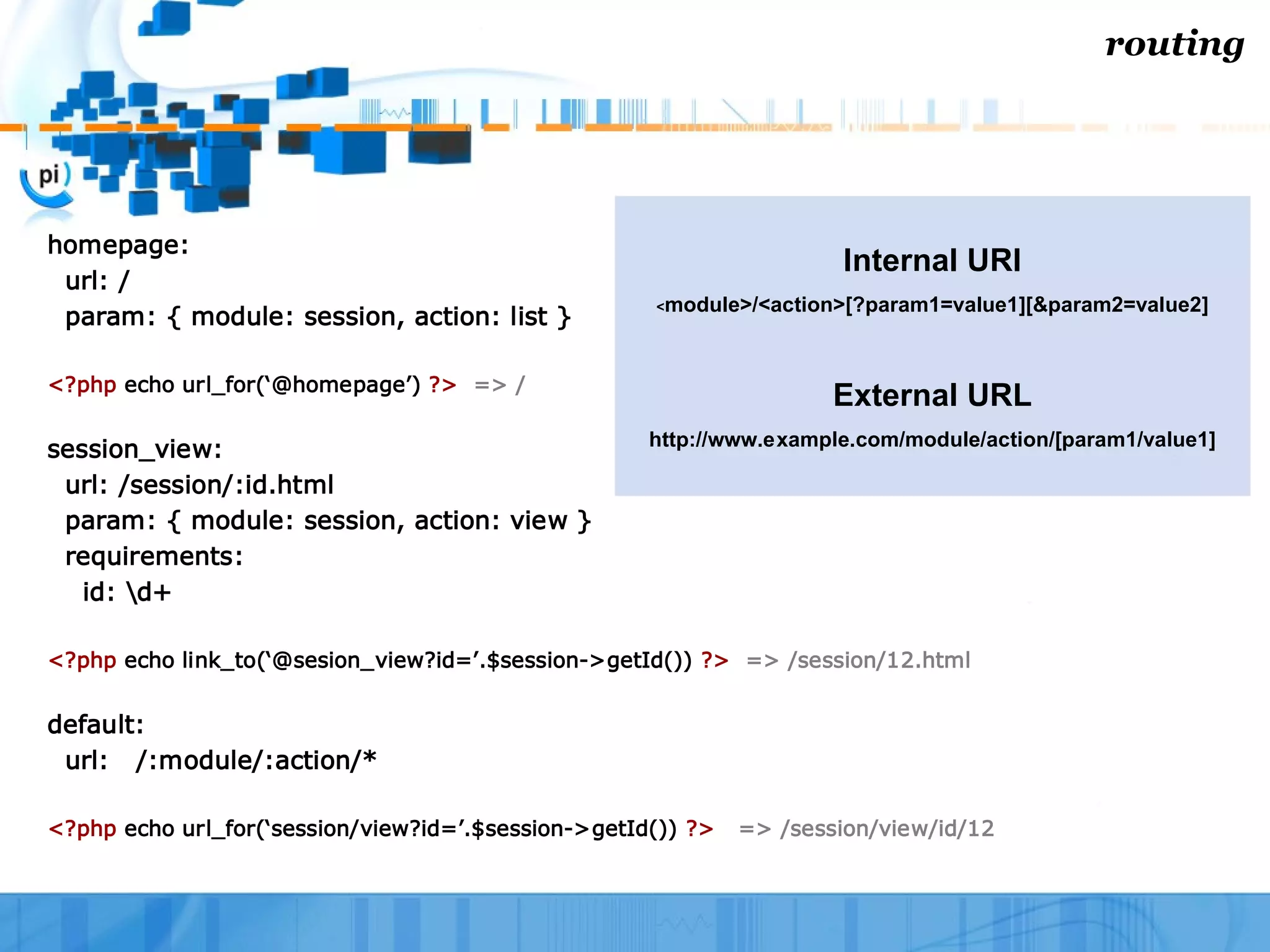 symfony on action - WebTech 207