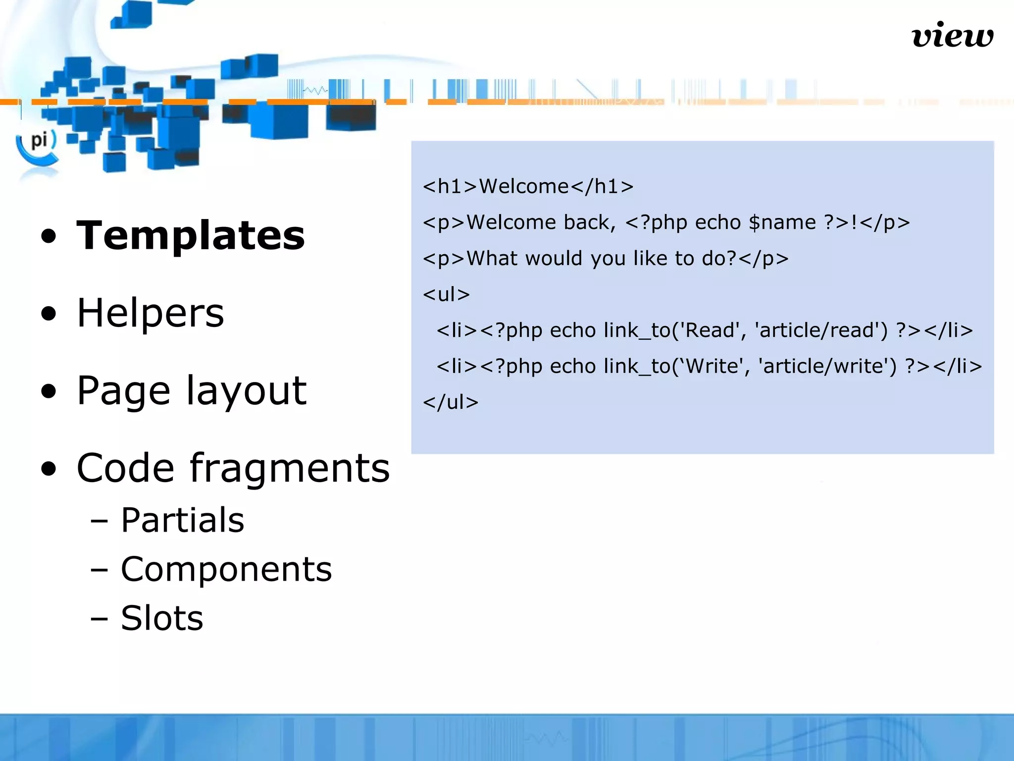 symfony on action - WebTech 207
