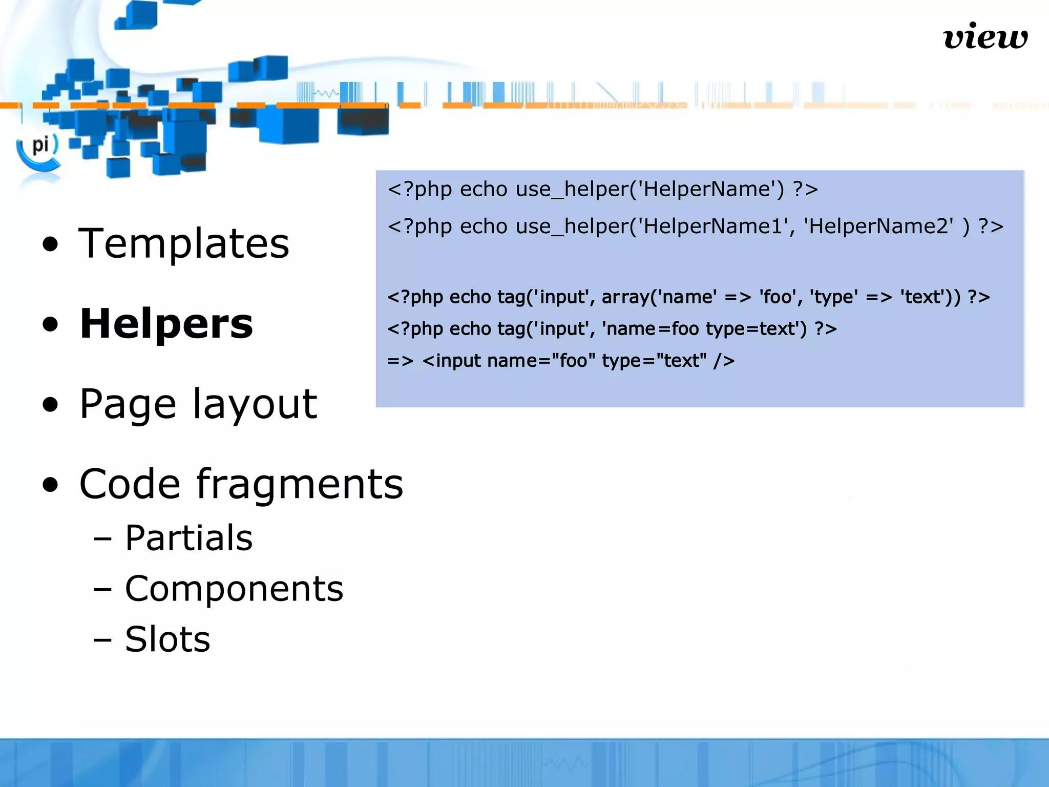 symfony on action - WebTech 207