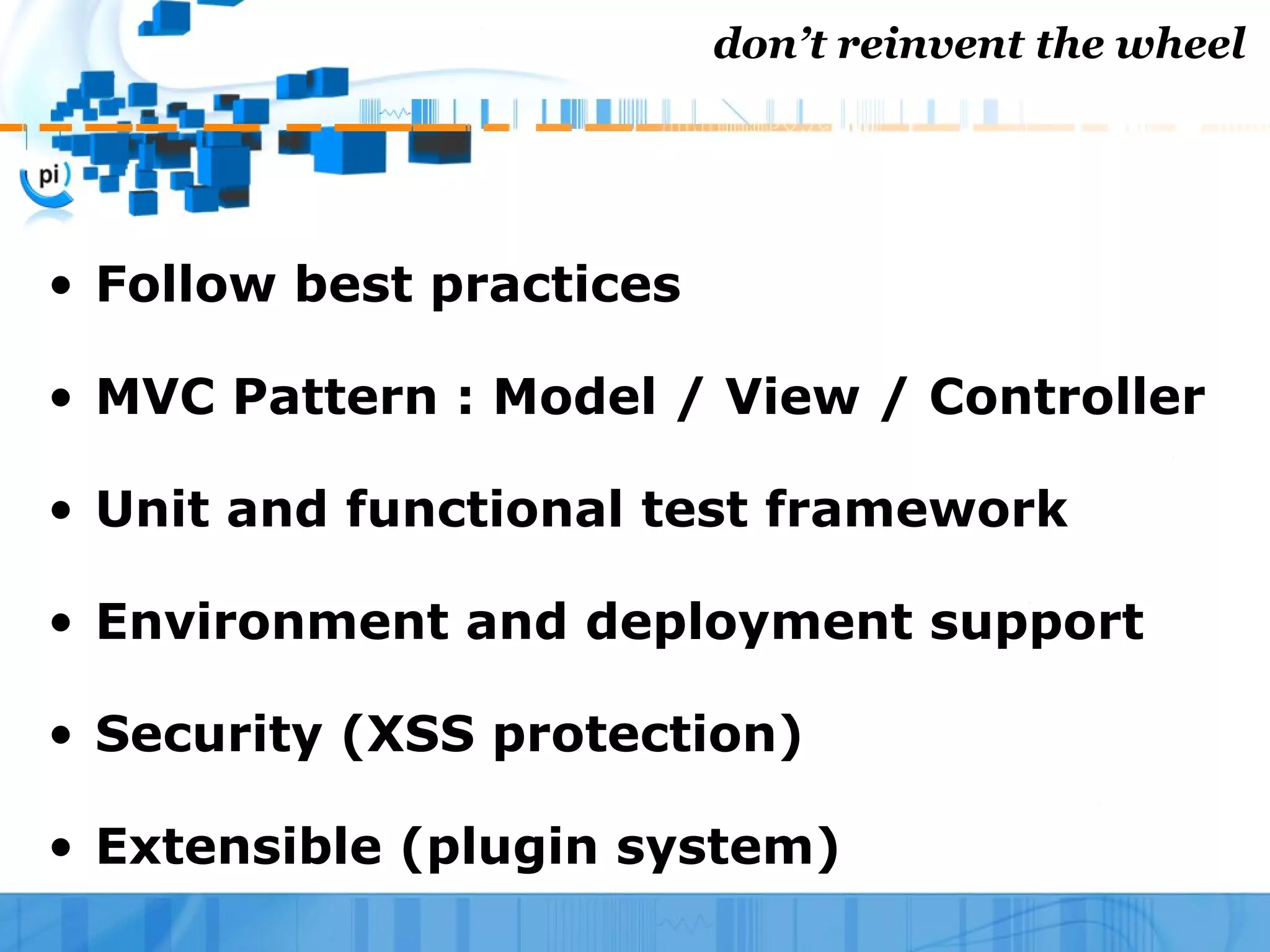 symfony on action - WebTech 207
