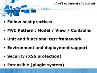 symfony on action - WebTech 207