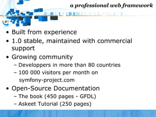 symfony on action - WebTech 207