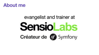 About me 
evangelist and trainer at 
 