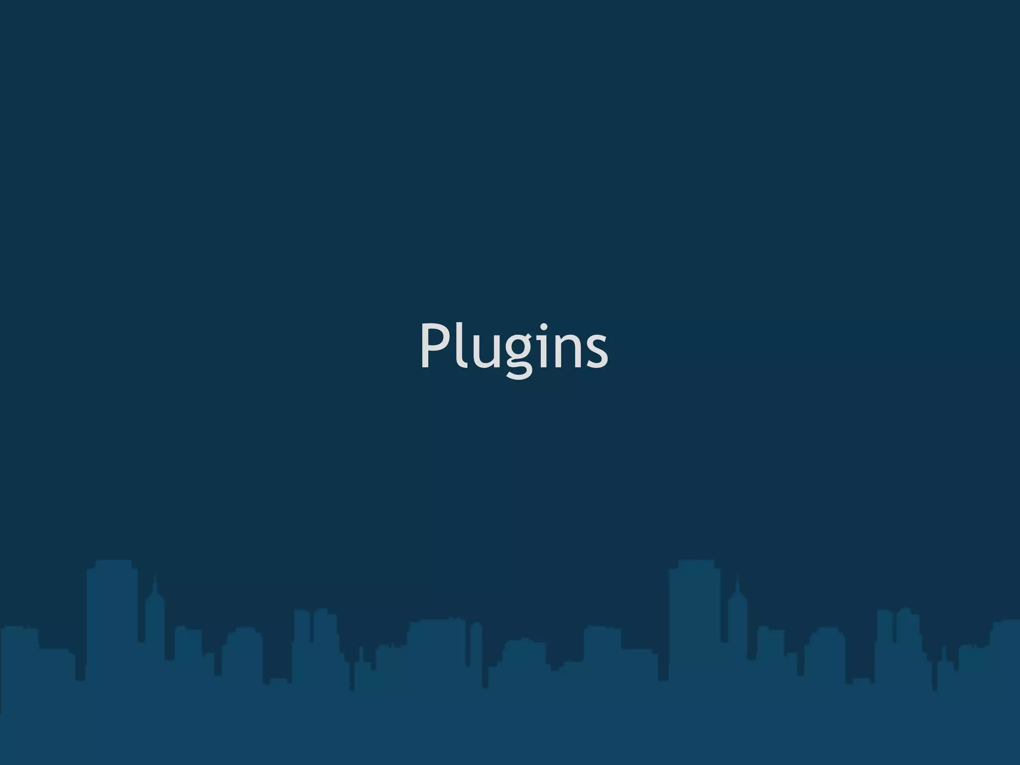 Plugins
 
 