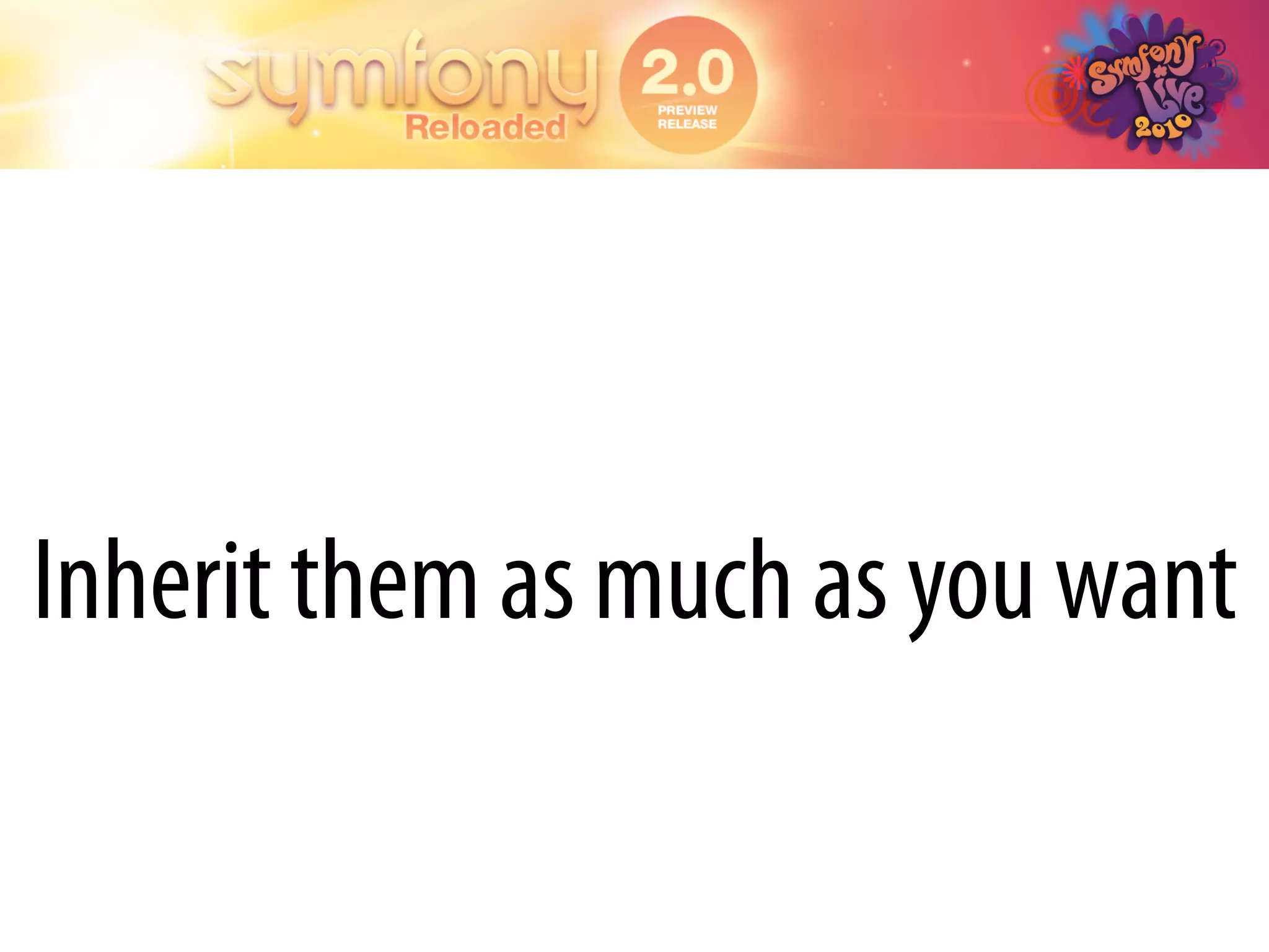 Inherit them as much as you want
 