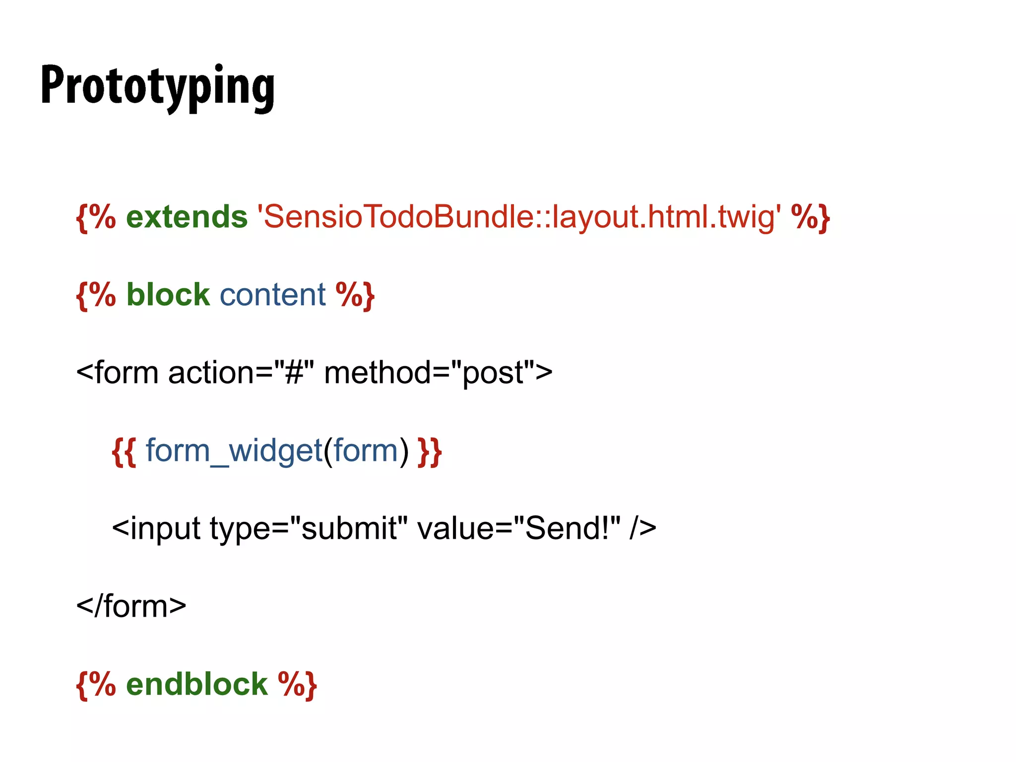 Object XML Mapper (XML databases)Data Mapper Implementation/** * @ORM\Entity()*/class Talk{/**     * @ORM\Id()     * @ORM\GeneratedValue()     * @ORM\Column(type="integer")     */private$id;/** @ORM\Column(length=80) */private $title;/** @ORM\Column(type="text") */private $synopsis;/** @ORM\Column(type="datetime") */private $schedule;/** @ORM\ManyToMany(targetEntity="Speaker", mappedBy="talks") */private $speakers;}