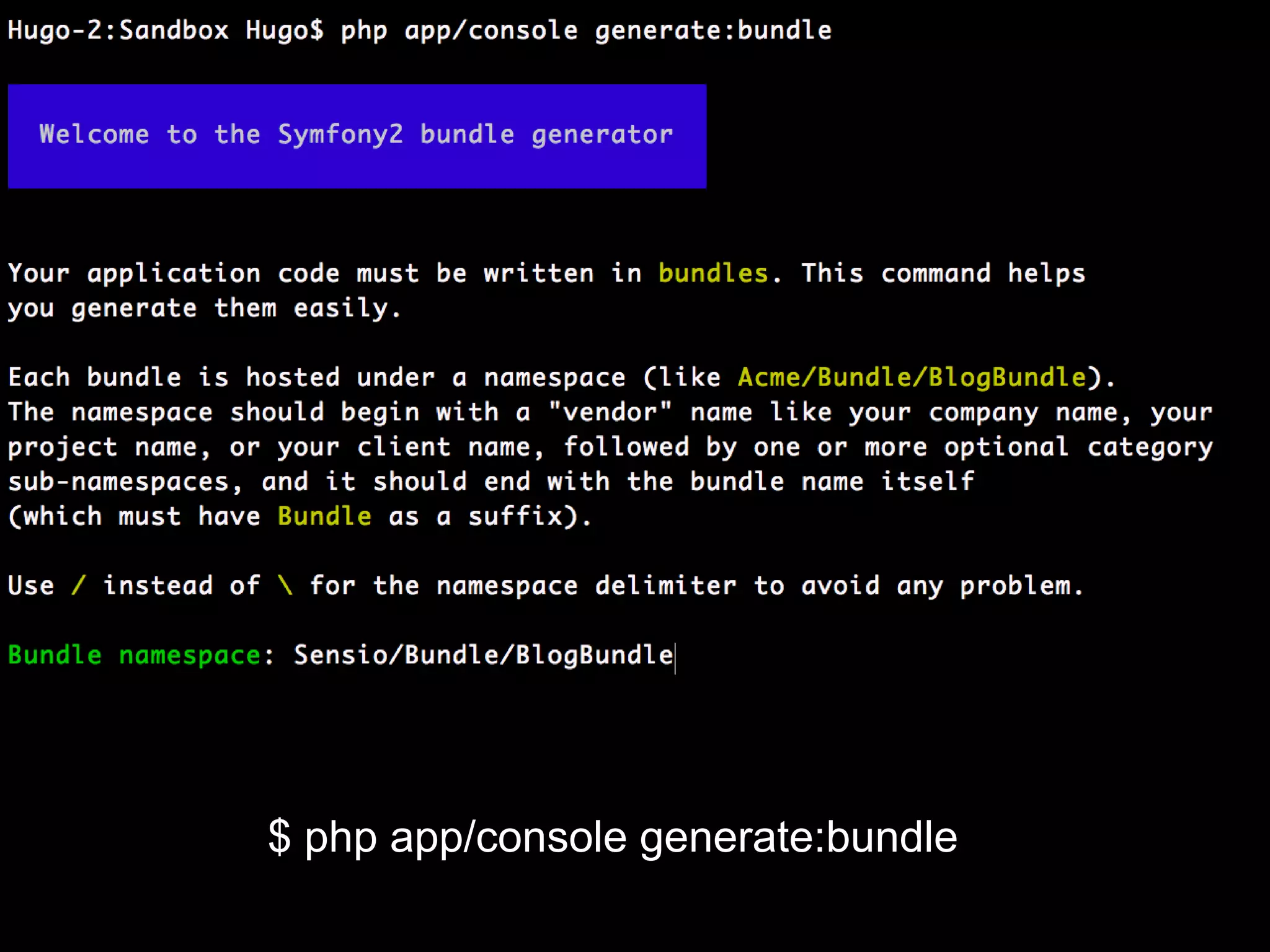 Coupled to the Validation framework