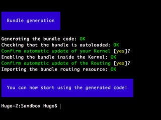 TwigintegrationnamespaceSensio\Bundle\TodoBundle\Form;useSymfony\Component\Form\AbstractType;useSymfony\Component\Form\FormBuilder;classTaskTypeextendsAbstractType{public functionbuildForm(FormBuilder $builder, array $options)    {        $builder->add('name');        $builder->add('dueDate', 'date');    }public functiongetName()    {return'task';    }}