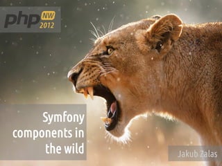 Symfony
components in
     the wild	
   Jakub Zalas	
 
