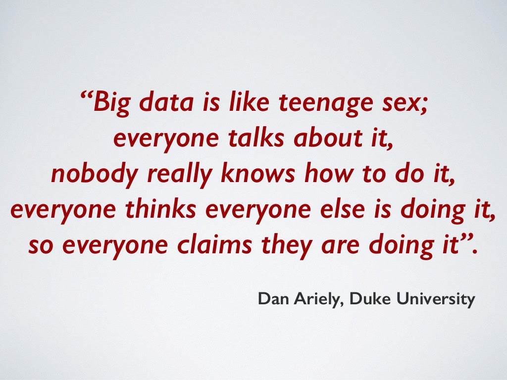 Bigdata Is Like Teenage Sex Poster By Jp