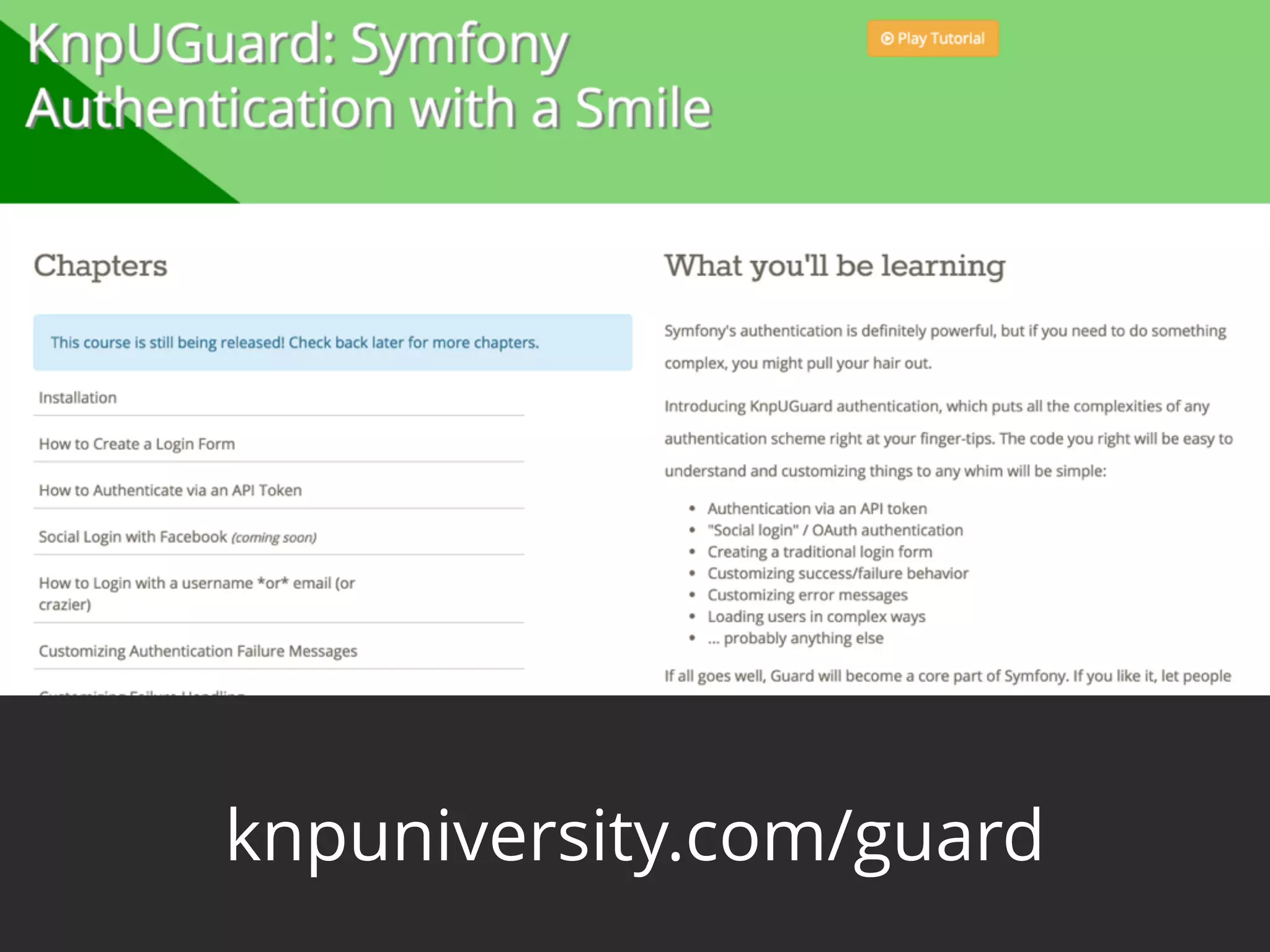 knpuniversity.com/guard
 