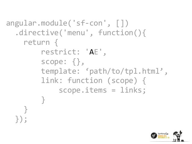 hey i just met angularjs and this is crazy so here s my javascript write the directive that lets you link to each font format in one rule