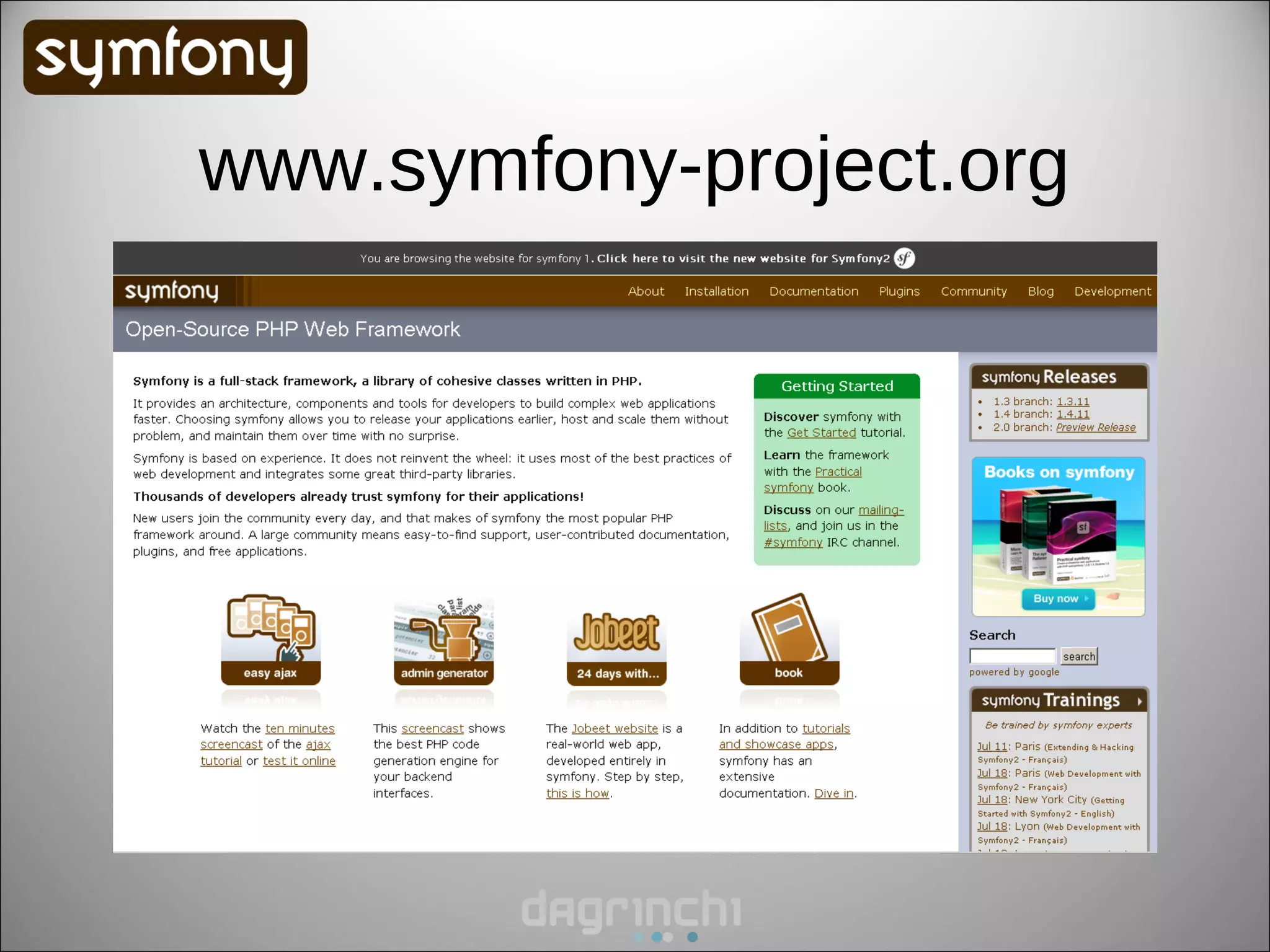 www.symfony-project.org
 