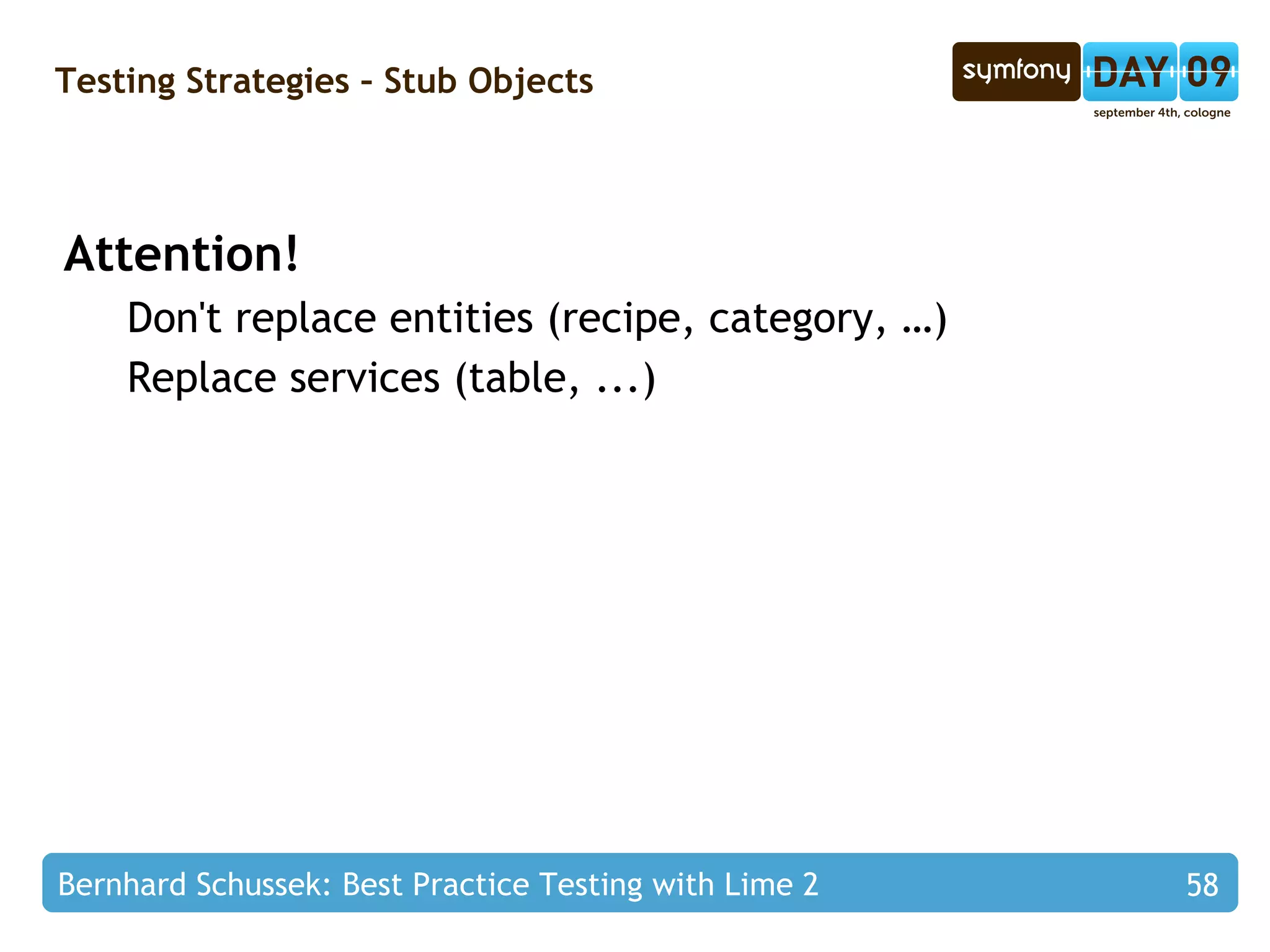Testing Strategies - Annotations Annotations Improve test isolation 