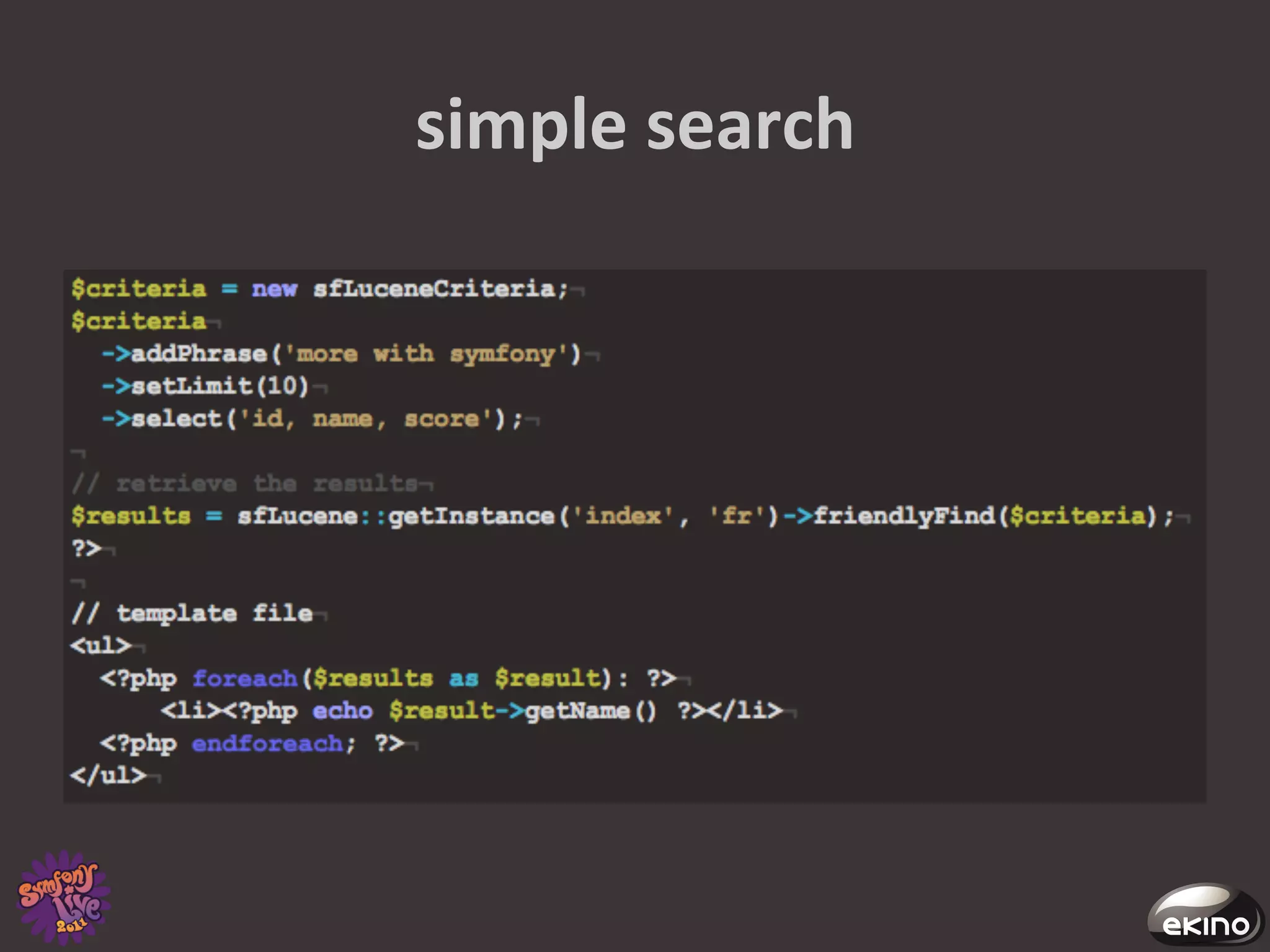 simple	
  search	
  
 