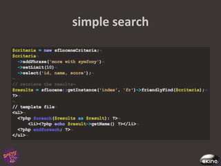 simple	
  search	
  
 