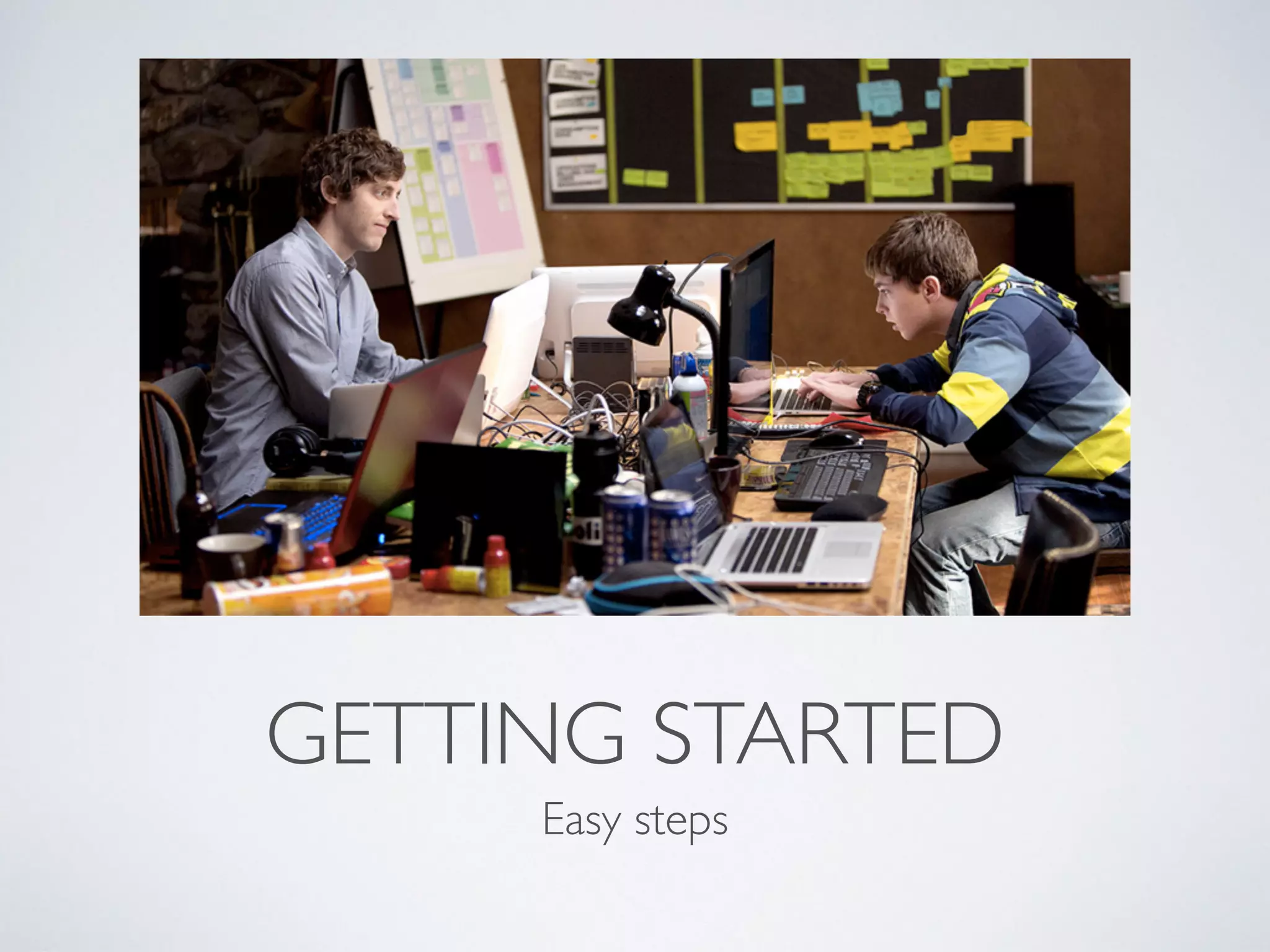 GETTING STARTED Easy steps 