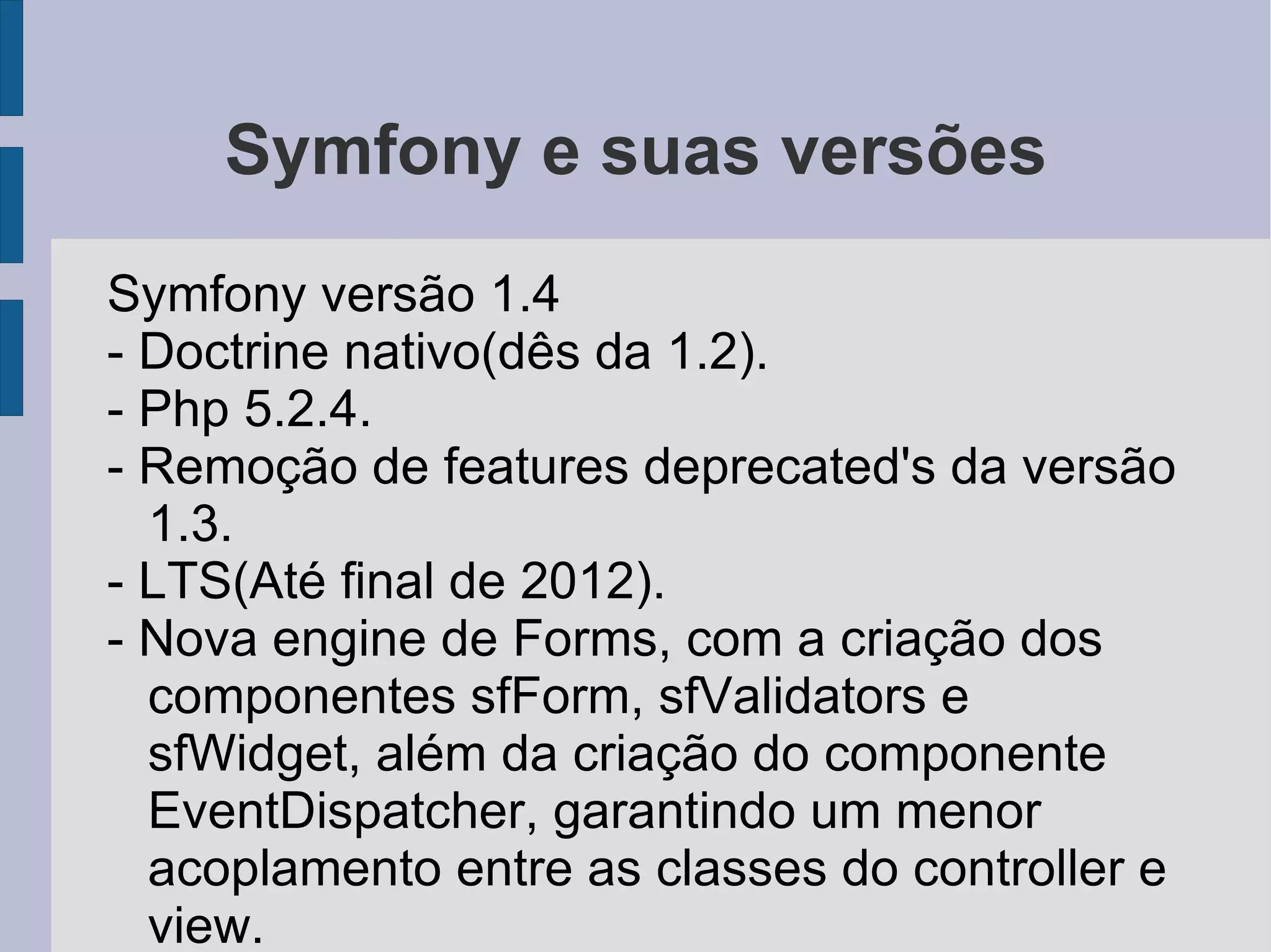 O model do symfony 