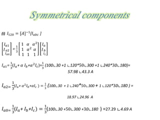 Symmetrical components | PDF