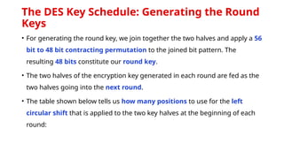 Concepts in Symmetric Key Cryptography with Algorithms | PPTX