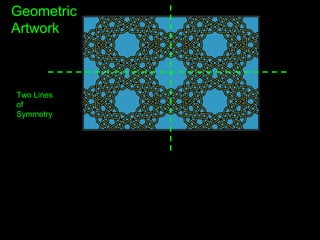 Geometric
Artwork
Two Lines
of
Symmetry
 
