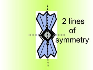 2 lines
    of
symmetry
 