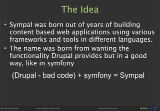Sympal - Symfony CMS Preview
