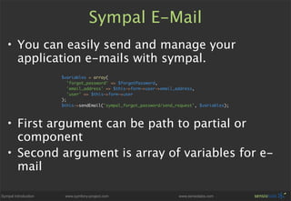 Sympal - Symfony CMS Preview