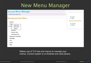 Sympal - Symfony CMS Preview