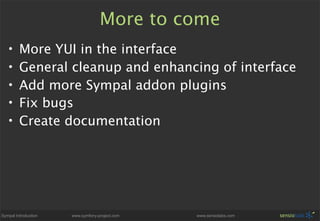 Sympal - Symfony CMS Preview