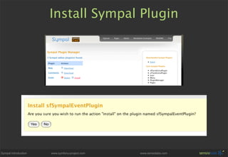 Sympal - Symfony CMS Preview