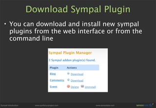 Sympal - Symfony CMS Preview