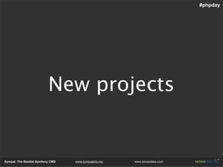 Sympal - The Flexible Symfony Cms