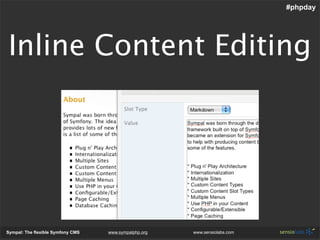 Sympal - The Flexible Symfony Cms