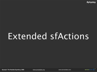 Sympal - The Flexible Symfony Cms