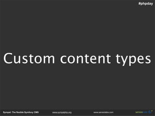 Sympal - The Flexible Symfony Cms
