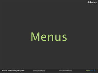 Sympal - The Flexible Symfony Cms