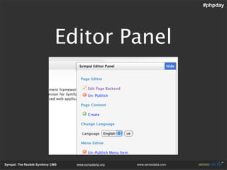 Sympal - The Flexible Symfony Cms