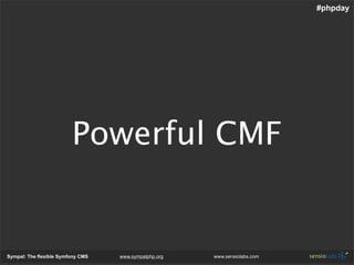 Sympal - The Flexible Symfony Cms