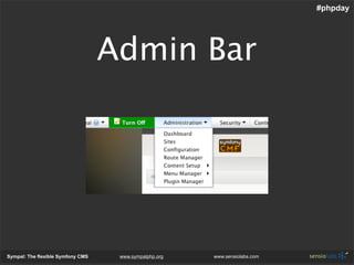 Sympal - The Flexible Symfony Cms