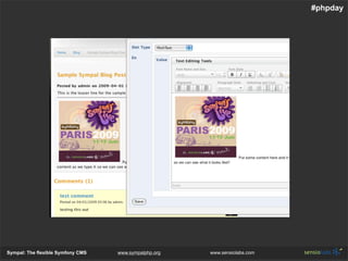 Sympal - The Flexible Symfony Cms