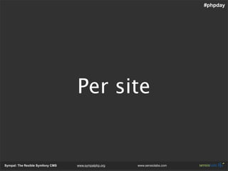 Sympal - The Flexible Symfony Cms